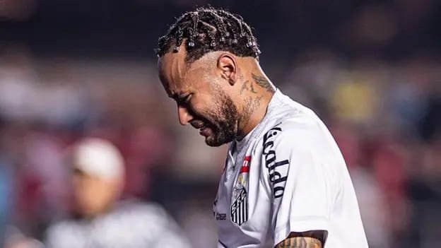Neymar Breaks Down in Tears After Santos’ Humiliating 0-6 Defeat to Vasco da Gama