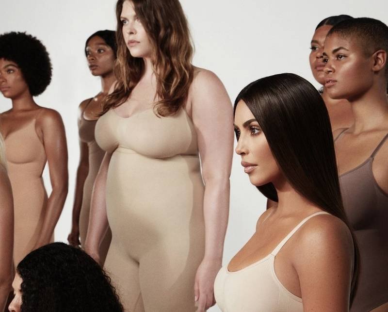 Kim Kardashian for SKIMS campaign