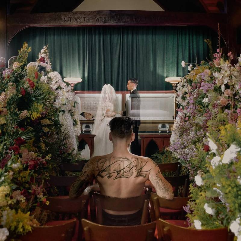 Yeat performing live on stage