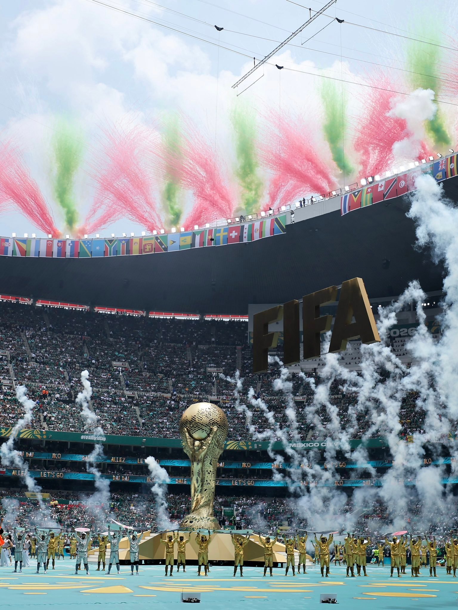 Fans celebrating during the 2026 FIFA World Cup