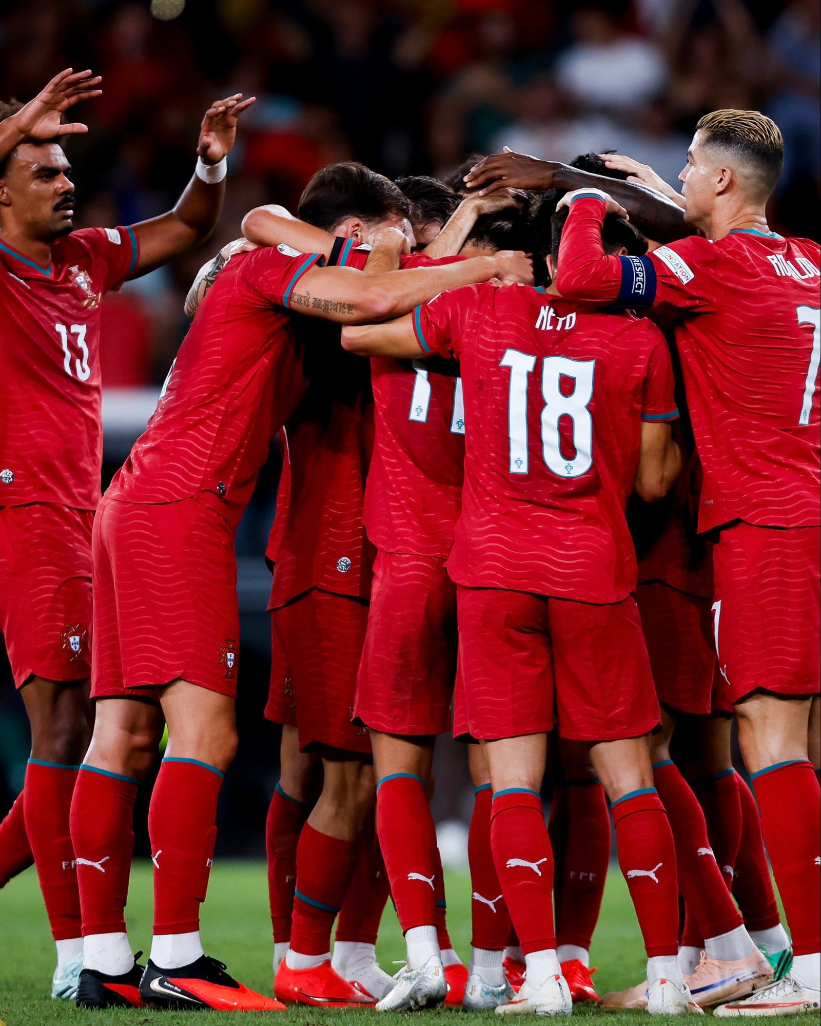Cristiano Ronaldo with the Portugal national team