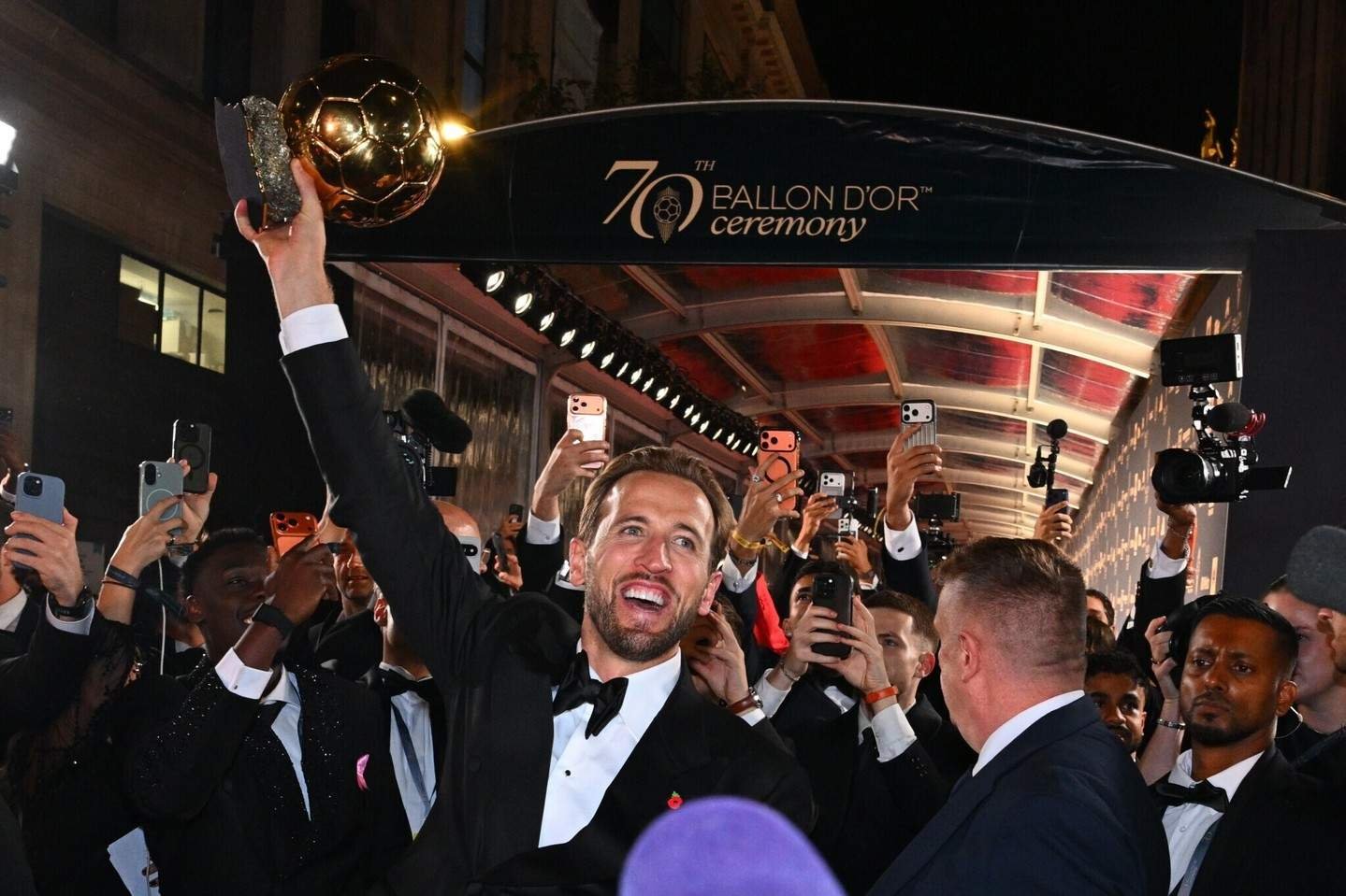 The Ballon d'Or trophy representing football excellence