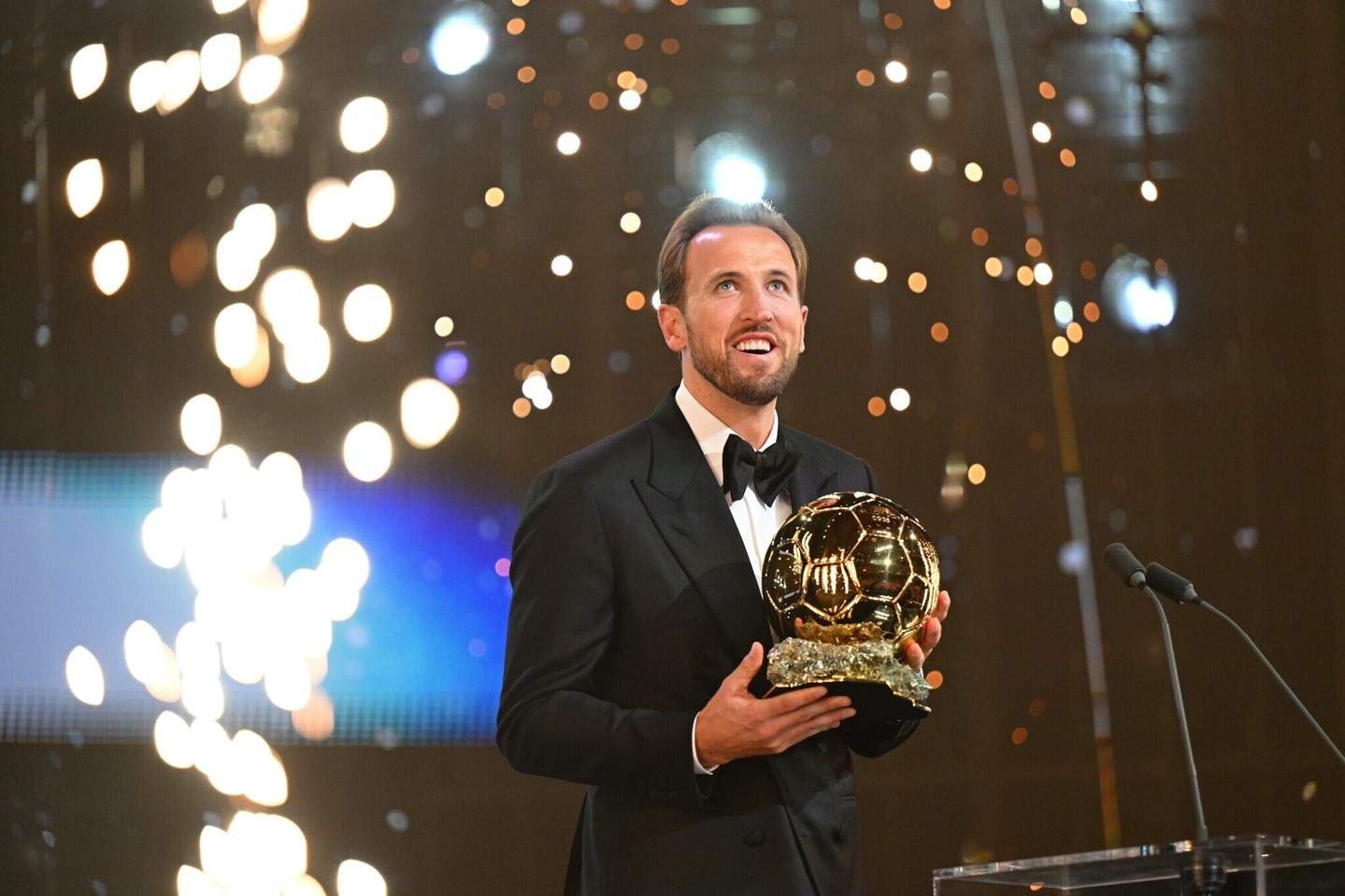 The Ballon d'Or trophy at the 2026 ceremony